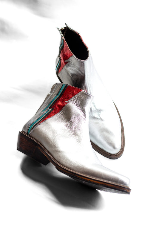 Botas Bowie Plateadas