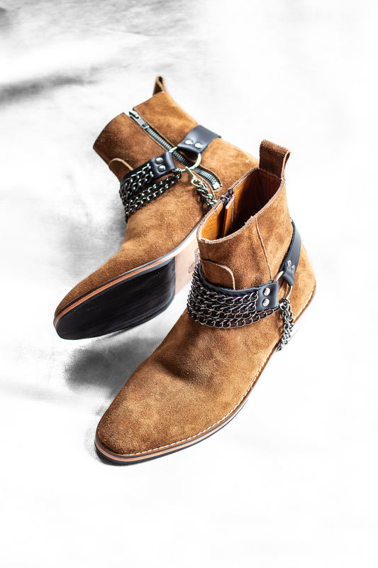 Botas Izzy Gamuza Café